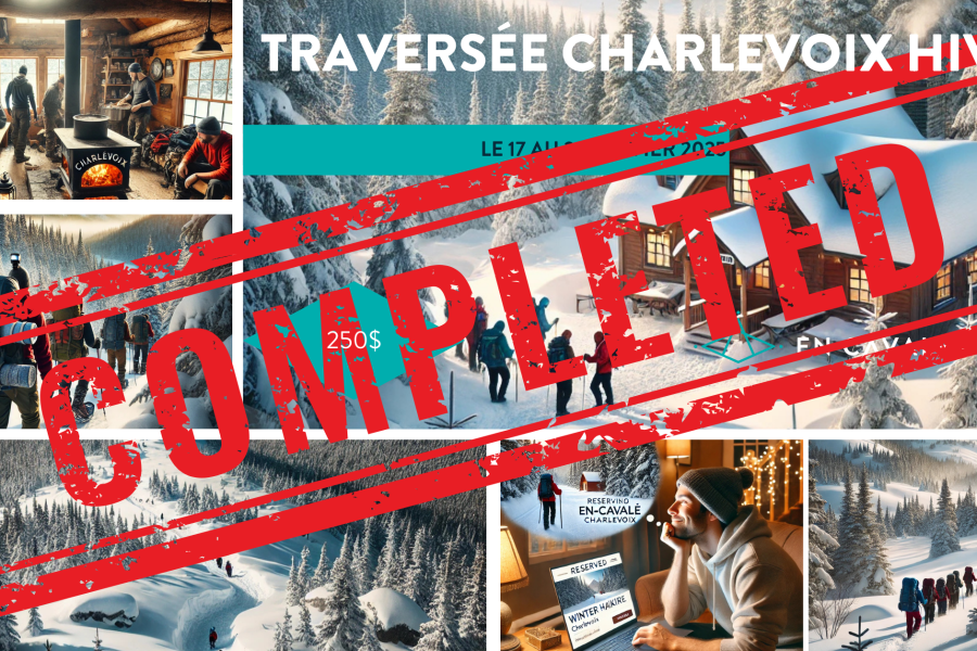 Randonnée – La Traversée de Charlevoix en hivers | 17 janvier 2025